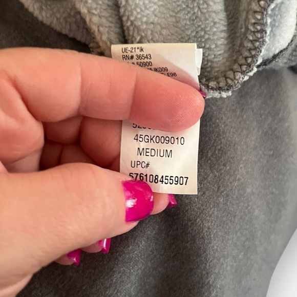 IZOD Men's Advantage Performance Navy & Gray Colorblock Sweatshirt Medium | EUC - Picture 6 of 7